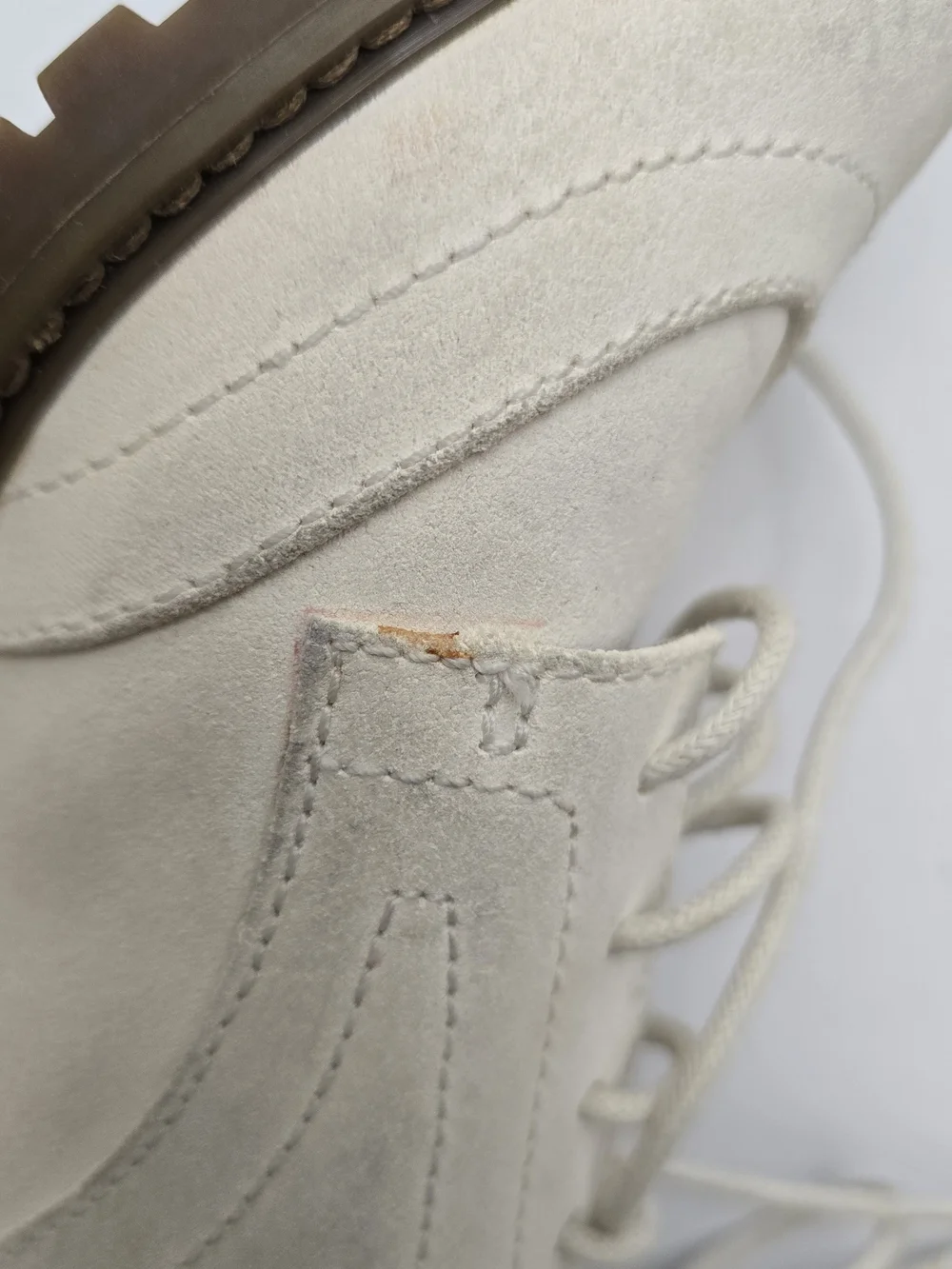 Michael Kors Women's Cream Suede Lace-Up Oxford Shoes